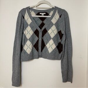 Cropped Cardigan - American Eagle - M